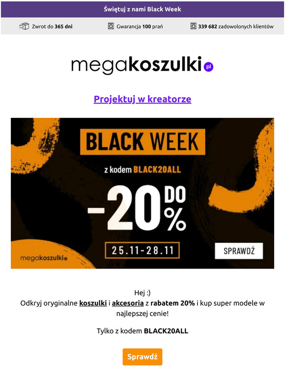 🔔Dziś kupisz  WSZYSTKO 🤩 z rabatem 20%! Odbierz kod