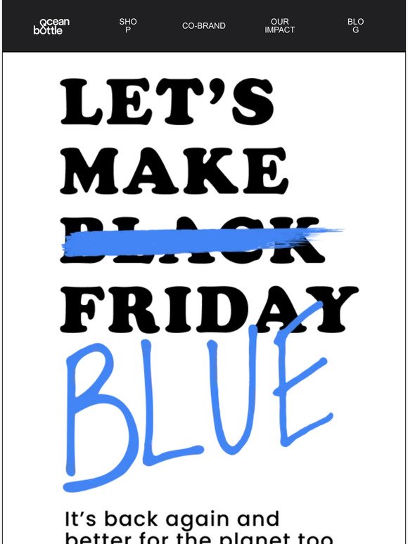 Make this Friday Blue
