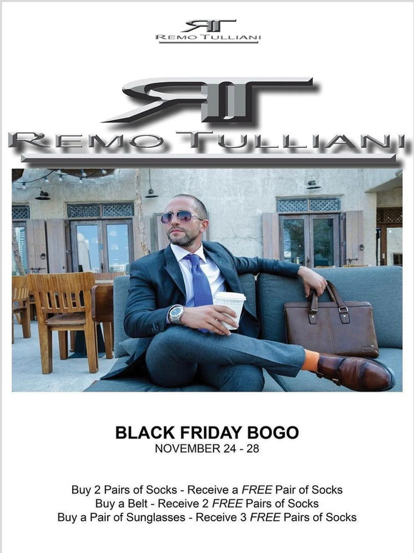 Remo Tulliani Black Friday BOGO