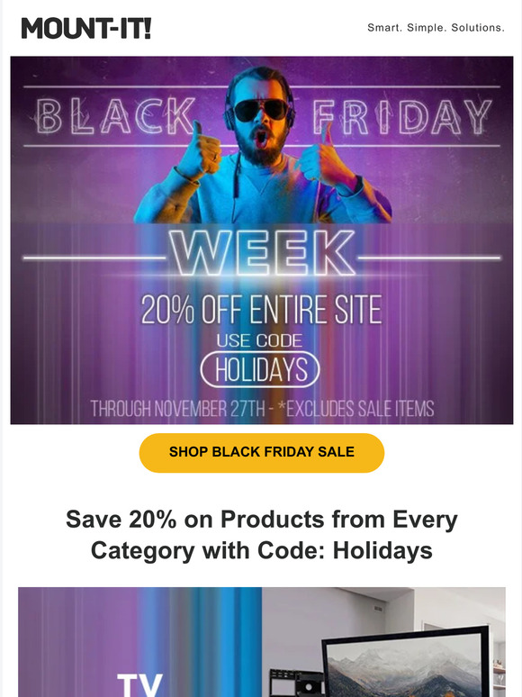 Save 2️⃣0️⃣% Sitewide at Our Black Friday Sale
