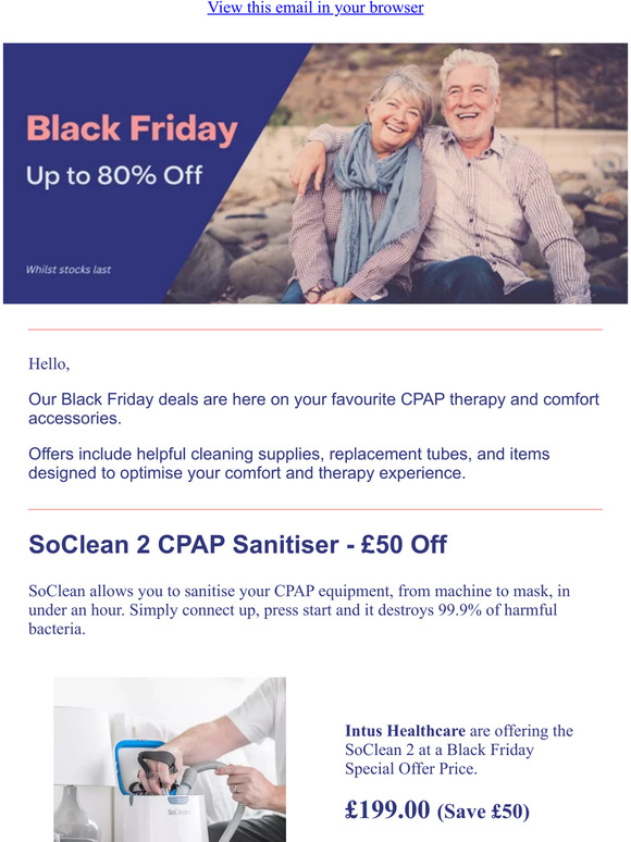It's Black Friday! Up to 80% off your CPAP essentials