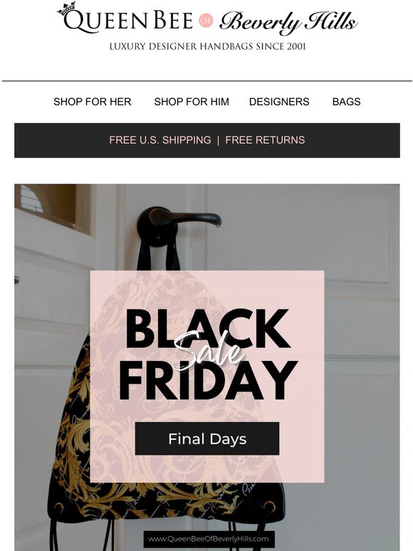 Final Days of the Black Friday Sale