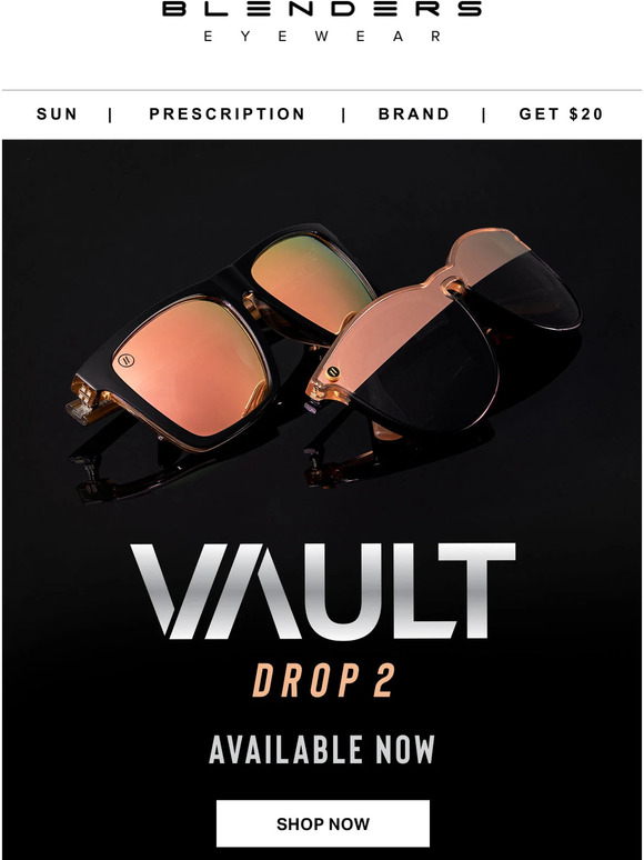 Blenders Eyewear Limited Edition Vault Collection // New Styles