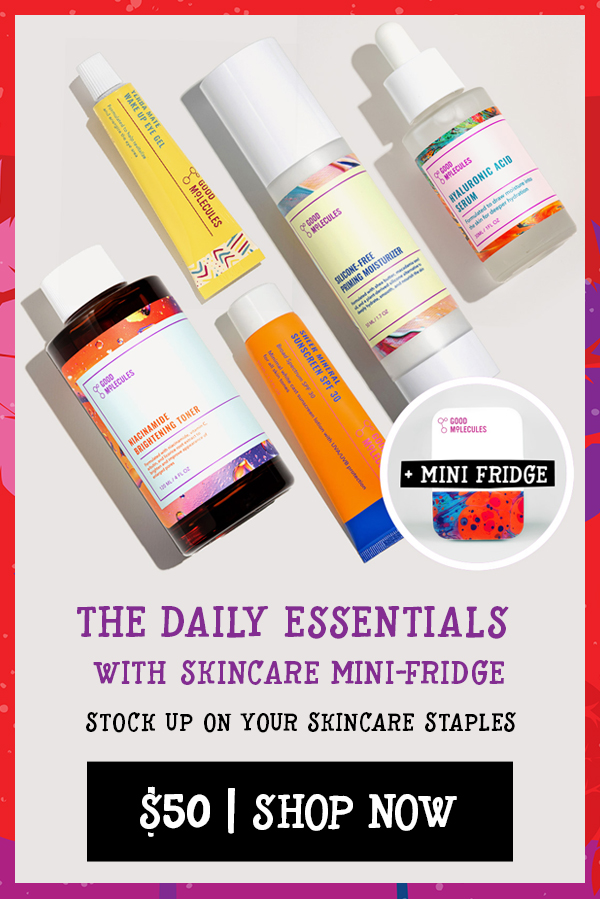 Good Molecules skincare fridge bundles starting at 29 😱 Milled