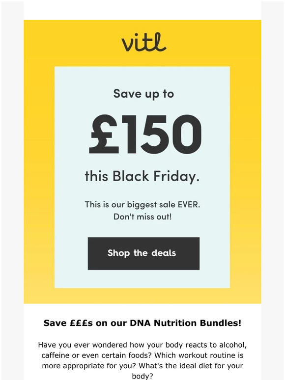 Quick! Save up to £150 this Black Friday 💸