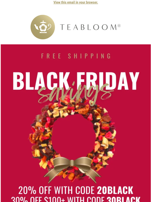 Black Friday Sale: Up to 30% Off