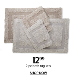12.99 2-pc bath rug sets
