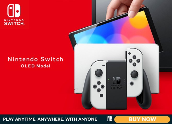 'Nintendo Switch OLED Consoles' - Buy NOW!