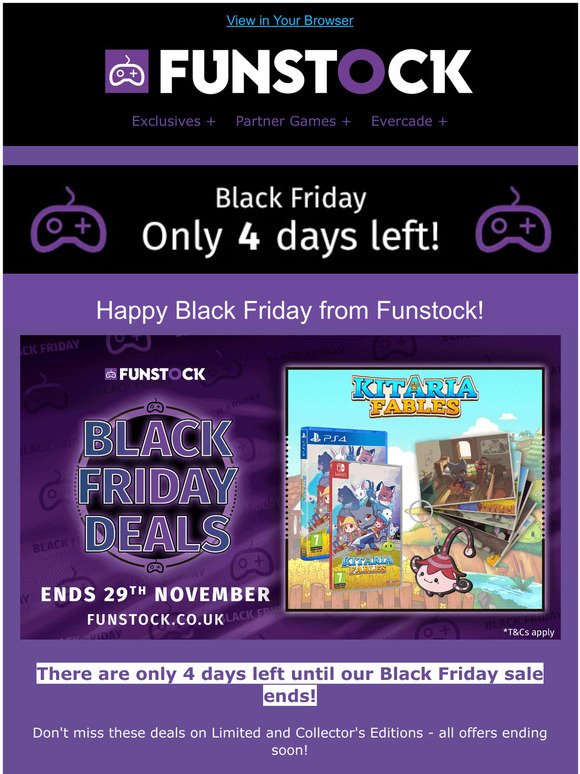 Happy Black Friday from Funstock - offer ends 29th November! 🖤