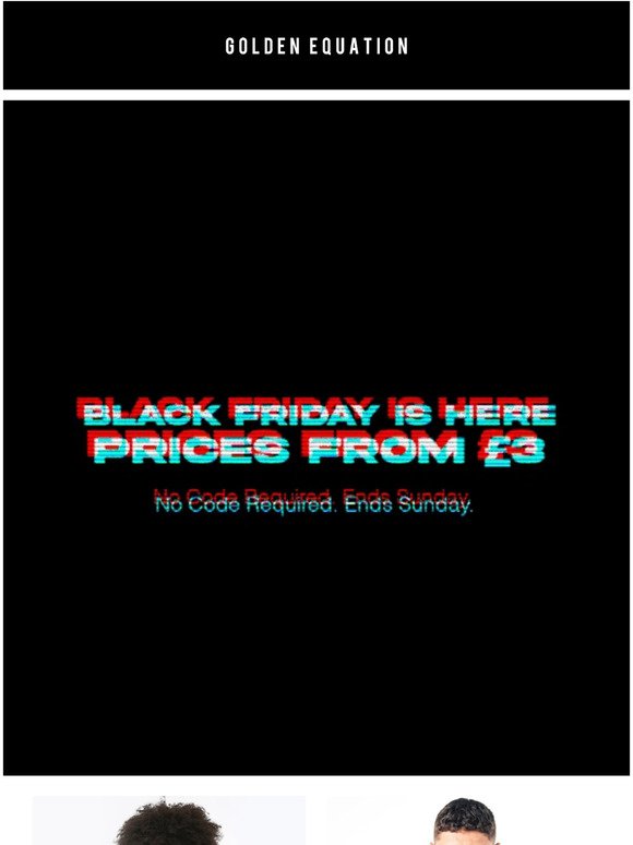 PRICES FROM £3 ⚠️ BLACK FRIDAY IS HERE