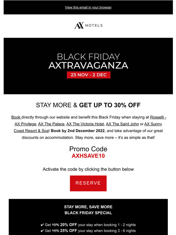 ★ Black Friday AXtravaganza ★