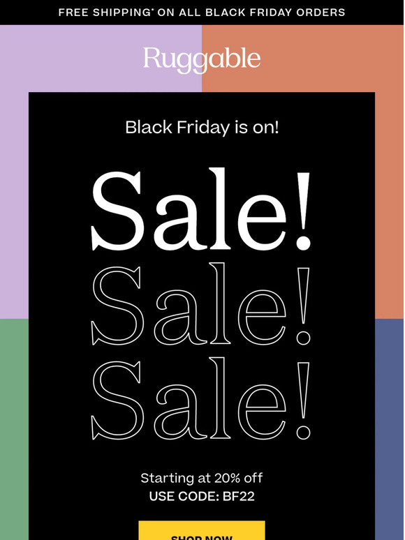 Ruggable Sitewide Can'tMiss Sale of the Year! Milled