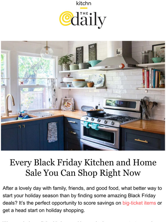 Kitchn The Ultimate Guide to Every Black Friday Kitchen and Home Sale