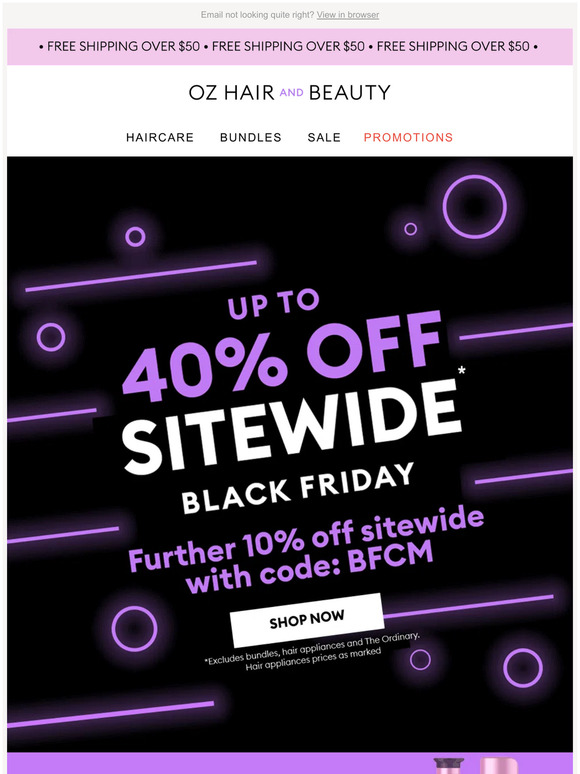 Up to 40% off sitewide! 💥