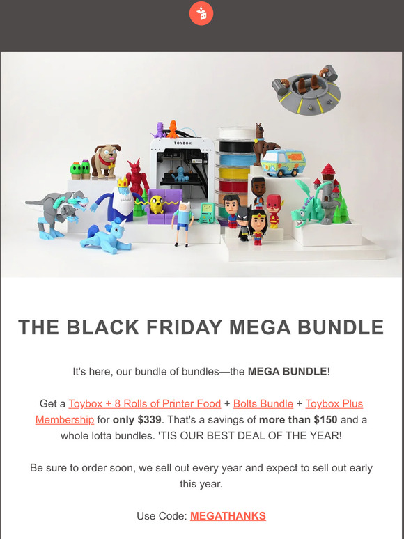 Toybox Store BLACK FRIDAY IS HERE ⚡️ Milled