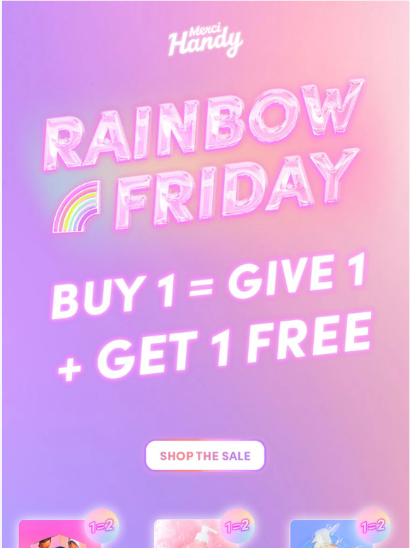 BUY 1 GIVE 1 & GET 1 FREE 🎁