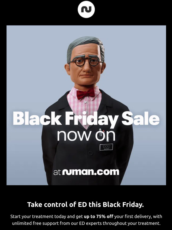 Black Friday is here: treat ED from £8.50