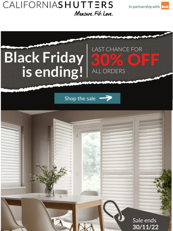 Last chance for Black Friday