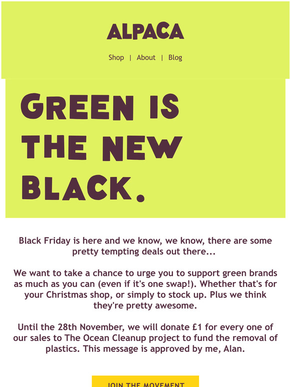 Support green brands this Green Friday 💚