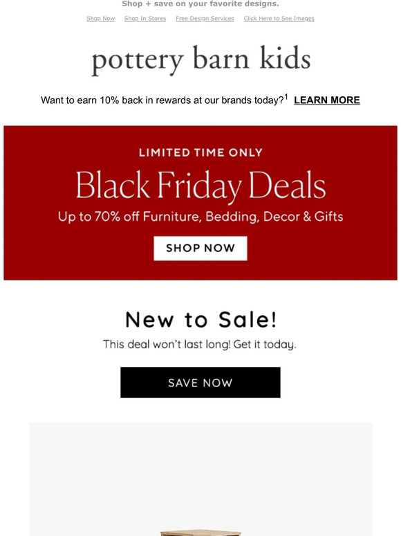 Pottery Barn Great news! We just dropped prices (+ Our BIGGEST Sale of