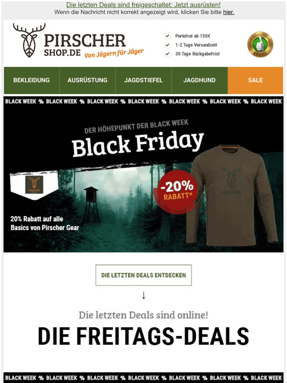 % Endlich 💥 𝗕𝗹𝗮𝗰𝗸 𝗙𝗿𝗶𝗱𝗮𝘆 💥 Großes Deal-Finale %
