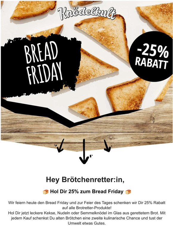 🥖25% Rabatt zum BREAD FRIDAY 🥖