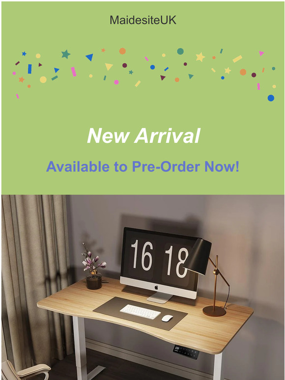 🎉Accessories Kit & Bamboo Top Standing Desk is Coming Back_Maidesite