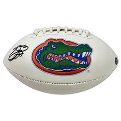Emmitt Smith Autographed Signed Florida Gators White Panel Football - JSA Authentic
