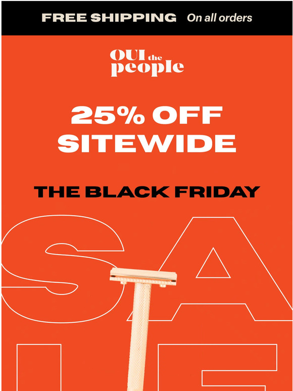 25% Off Sitewide Starts Now