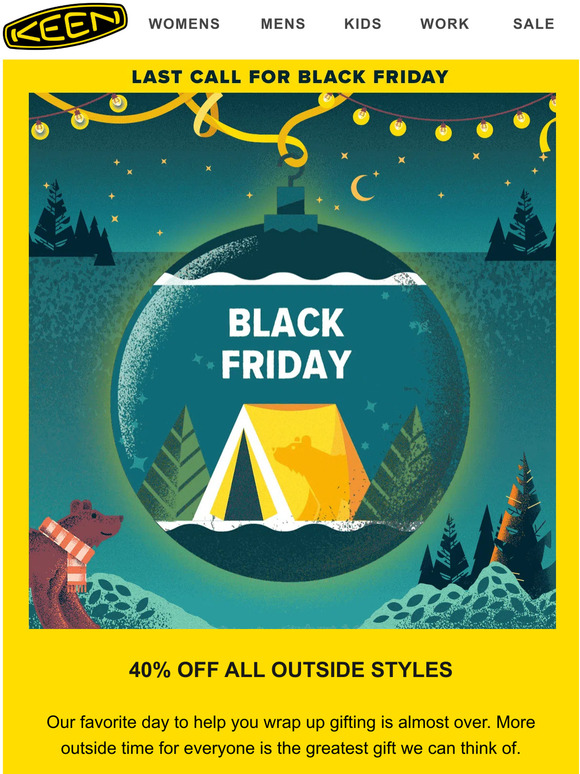 KEEN footwear Black Friday’s Almost Over Milled