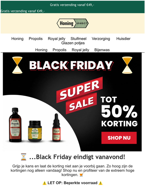 ⏳.. Laatste kans tot 50% korting!
