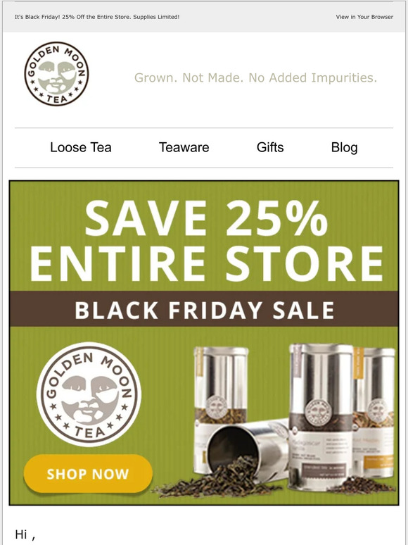 Our Black Friday Sale is Almost Over!