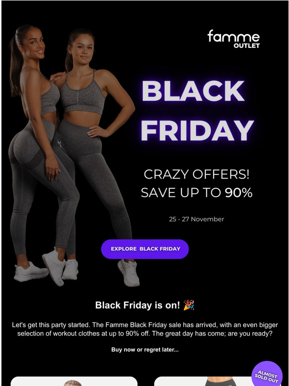 BLACK FRIDAY HAS BEGUN 🖤