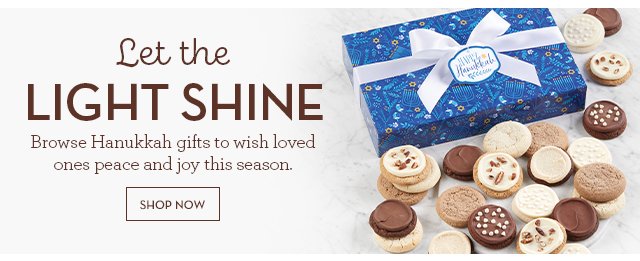 Let the Light Shine - Browse Hanukkah gifts to wish loved ones peace and joy this season.