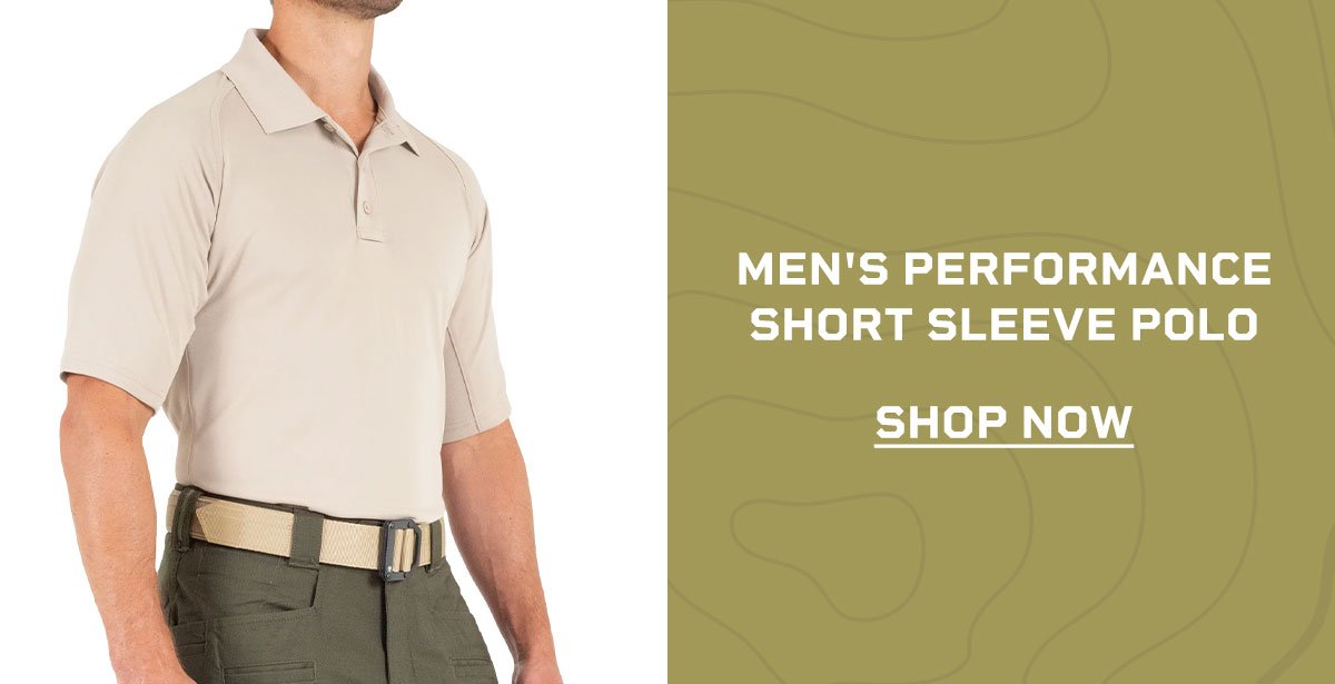Men's Performance Short Sleeve Polo Shop Now