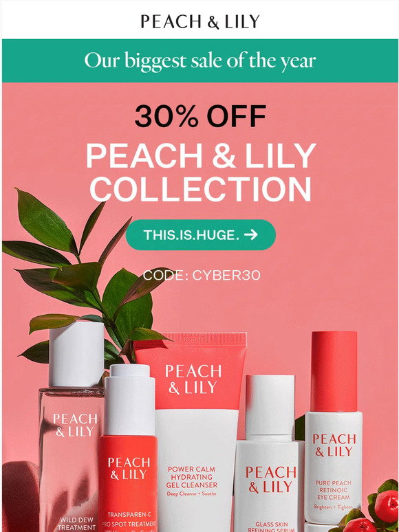 Peach and Lily: GET 30% OFF PEACH & LILY COLLECTION | Milled