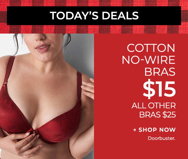 Lane Bryant TGIBF 15 COTTON NOWIRE BRAS Milled