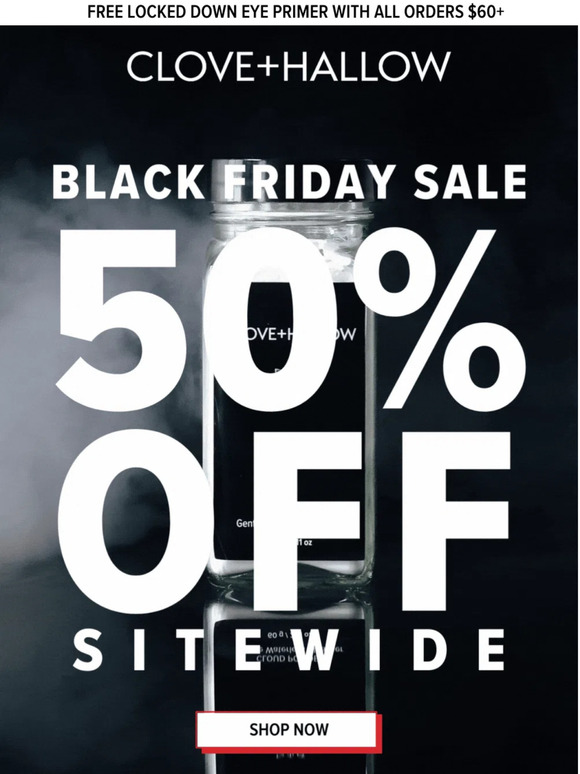 50% Off Everything Is Still On!