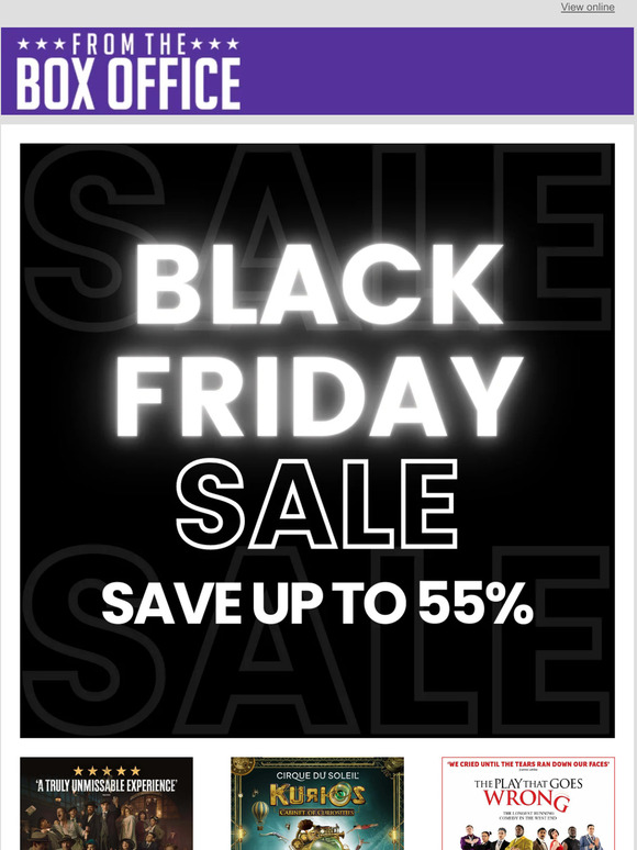 More shows added to our Black Friday sale