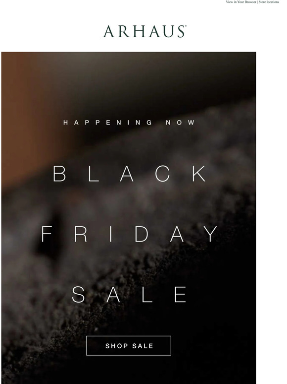 Arhaus The Black Friday Sale is Here Milled