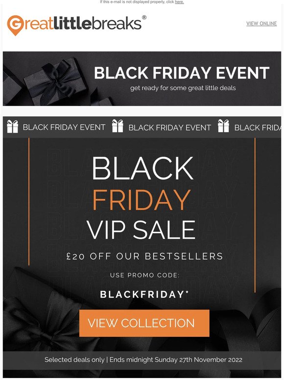 Black Friday VIP Sale