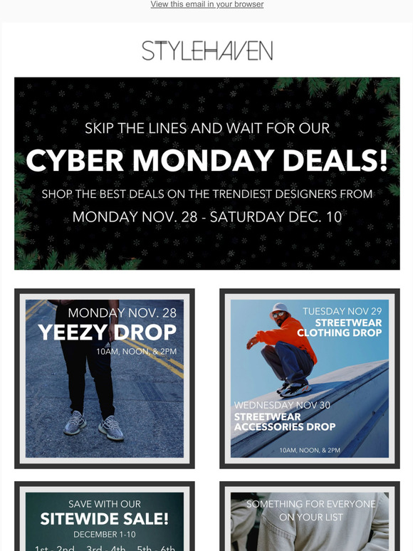 CYBER MONDAY 🎁 Savings Are Coming!