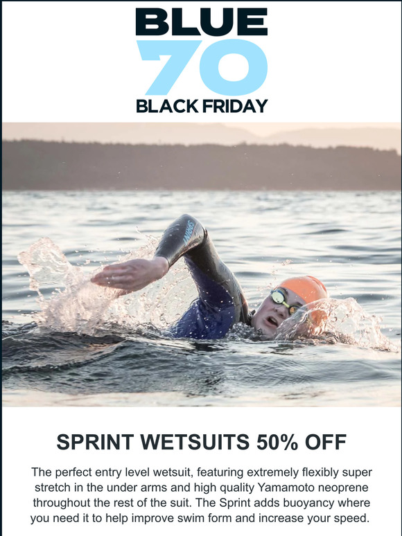 Limited Time: Sprint Wetsuit 50% Off