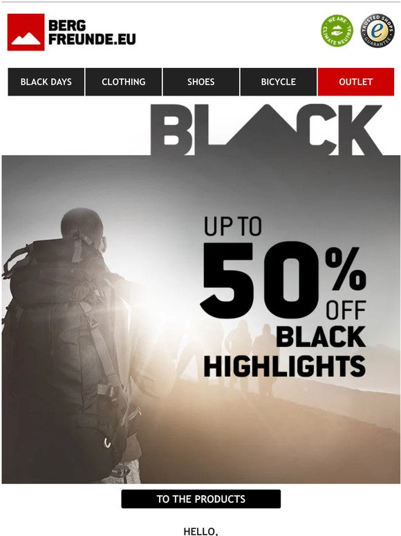 🏴 BLACK WEEKEND HIGHLIGHTS | Save up to 50%