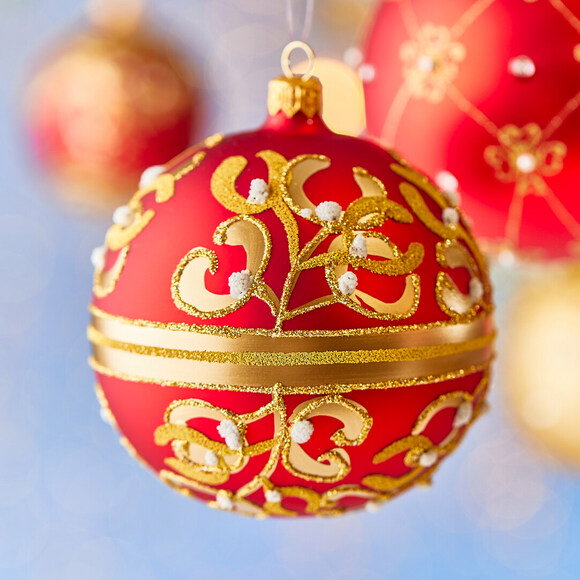Lux Mistletoe julkula röd