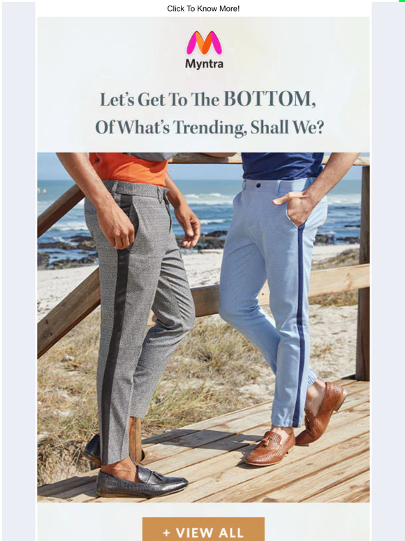 Myntra: Top #4 Iconic Pairs 👖 | Milled