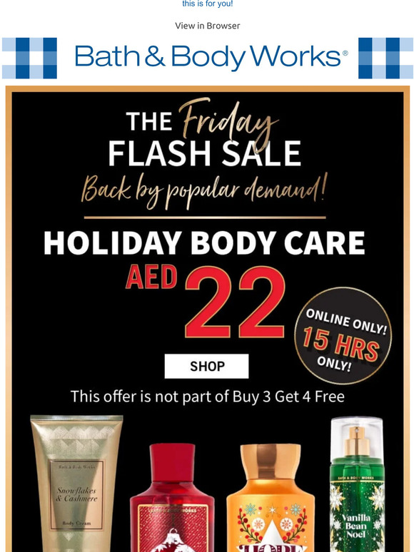 Bath & Body Works FLASH SALE 15 hours only! ⚡️ Milled