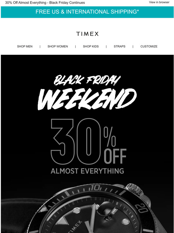 Timex ⏰ Time is Ticking on 30 OFF ⏰ Milled