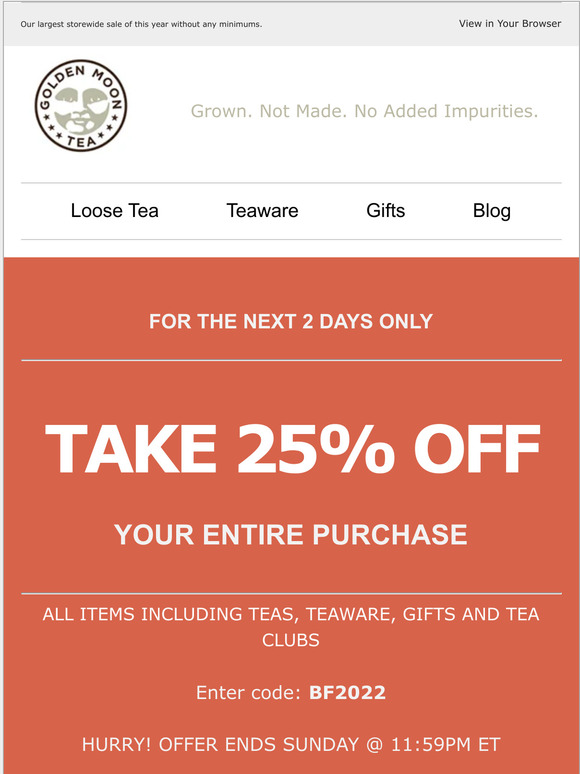 Small Business Saturday Sale! Save 25%