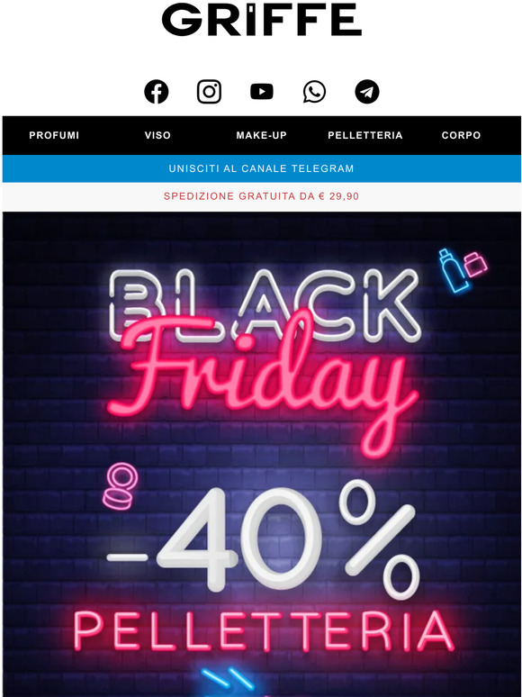 BLACK FRIDAY: pelletteria fino al 40%🤩